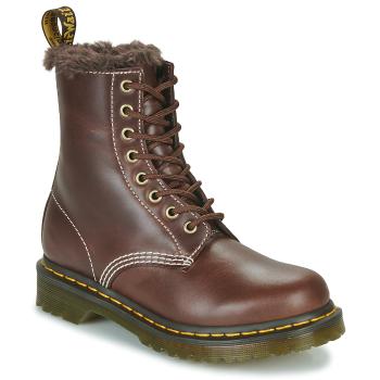 Dr. Martens  1460 SERENA DARK BROWN CLASSIC PULL UP  Polokozačky Hnedá