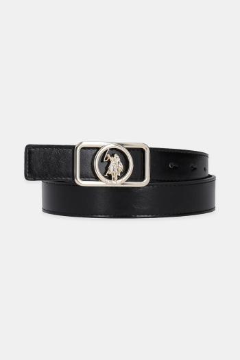 Opasok U.S. Polo Assn. Gardena dámsky, čierna farba, AEUGC2637WAJ