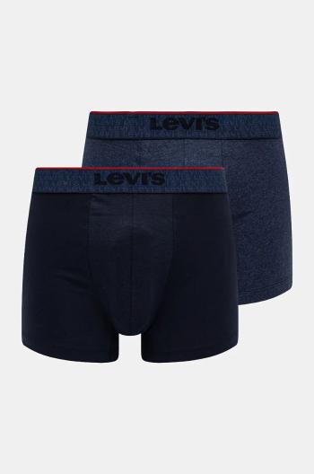 Boxerky Levi's 2-pak pánske, tmavomodrá farba, 37149-1014