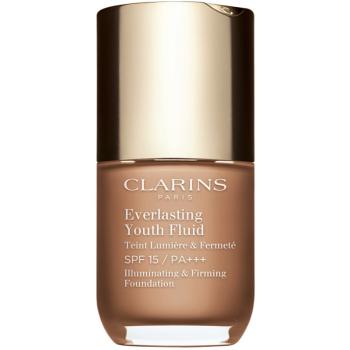 Clarins Everlasting Youth Fluid rozjasňujúci make-up SPF 15 odtieň 112.3 Sandalwood 30 ml