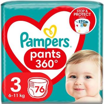 PAMPERS Pants veľ. 3, (76 ks), 6 – 11 kg (8006540069059)