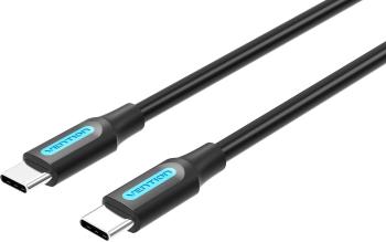 Adatkábel Vention Type-C (USB-C) 2.0 Male to USB-C Male Cable 0.5m Black PVC Type