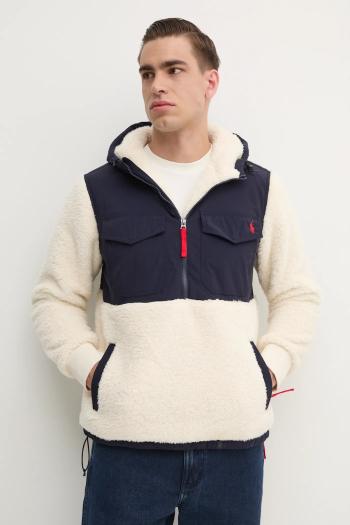 Bunda Polo Ralph Lauren pánska, béžová farba, prechodná
