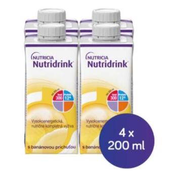 NUTRIDRINK Banánová príchuť 4 x 200 ml