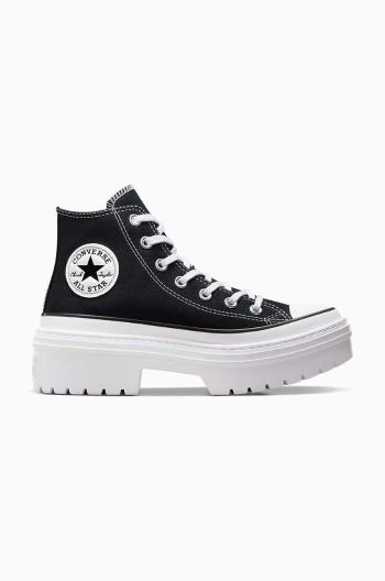 Tenisky Converse Chuck Taylor All Star Lugged Heel dámske, čierna farba, A08258C
