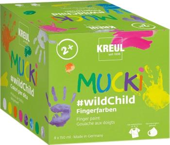 Kreul 2305 Ujjfesték készlet #Wildchild 8 x 150 ml