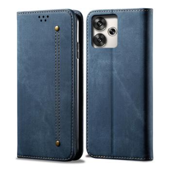 DENIM Peňaženkový kryt pre Xiaomi Redmi 13 modrý