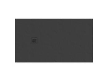 Sprchová vanička obdĺžniková Ravak Slate Pro 140x90 cm liaty mramor čierna XA03M733010