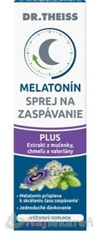 Dr.Theiss MELATONÍN SPREJ na zaspávanie PLUS extrakt z mučenky, chmeľu, valeriány 20 ml