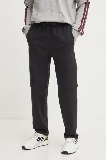 Tepláky adidas ALL SZN Graphic čierna farba, jednofarebné, JJ3662