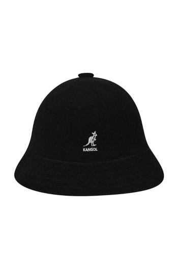 Klobúk Kangol Bermuda Casual 0397BC.BLACK-BLACK, čierna farba