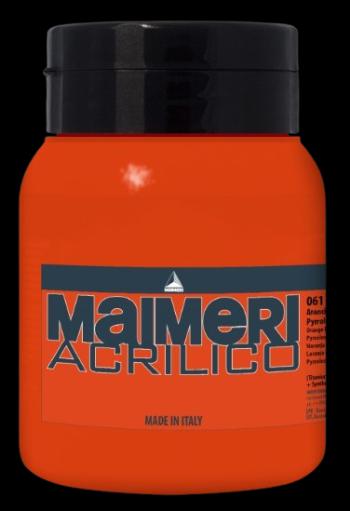 MAIMERI ACRILICO - Akrylové farby 061 - pyrrole orange, 0,5 L