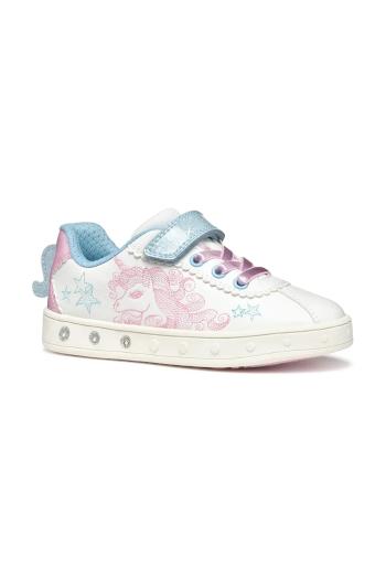 Detské tenisky Geox SKYLIN biela farba, J558WA.0BCKC
