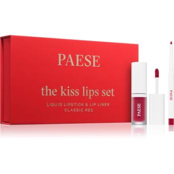 Paese The Kiss Lips Set Classic Red darčeková sada odtieň 06 Classic Red