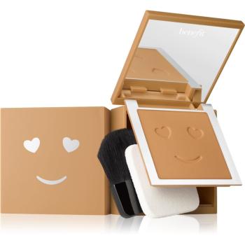 Benefit Hello Happy Velvet Powder Foundation kompaktný púdrový make-up odtieň 8 Tan Warm 7 g