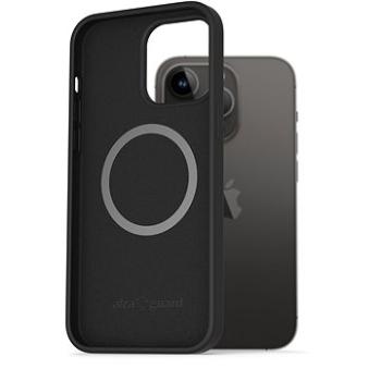 AlzaGuard Magnetic Silicone Case na iPhone 14 Pro Max čierny (AGD-PCMS0011B)