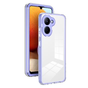 CRYSTAL Ochranný kryt pre Realme C33 fialový