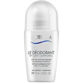 Biotherm Antiperspirant roll-on bez parabénov (Lait Corporel Le Déodorant) 75 ml