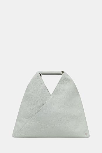 Kožená kabelka MM6 Maison Margiela šedá farba, SB6WD0013