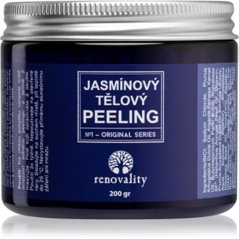 Renovality Original Series Jazmínový telový peeling telový peeling 200 g