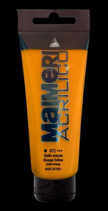 MAIMERI ACRILICO - Akrylové farby 072 - orange yellow, 0,075 L