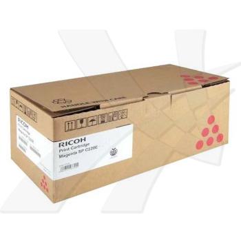 Ricoh originál toner 406767, 406054, 406146, 406100, 407644, magenta, 2000str., Ricoh Aficio SPC220N, SPC220S, SPC221N, SPC221SF,, purpurová