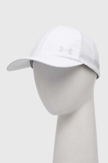 Šiltovka Under Armour Iso Cill Launch biela farba, jednofarebná