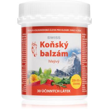 Swiss Konský balzam Teplý aromatický masážny balzam 300 ml