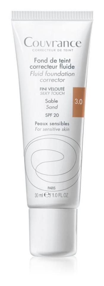 AVENE Couvrance Tekutý makeup SPF 20 tmavší odtieň (3.0) 30 ml