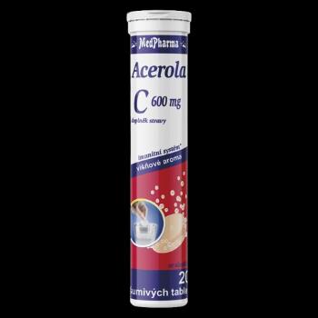 MEDPHARMA Vitamín C 600 mg + Acerola 20 šumivých tabliet