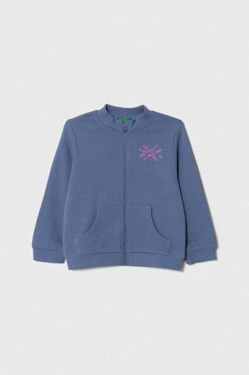 Detská bavlnená mikina United Colors of Benetton s potlačou