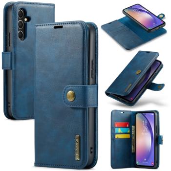 DG.MING Peňaženkový obal 2v1 Samsung Galaxy A35 5G modrý