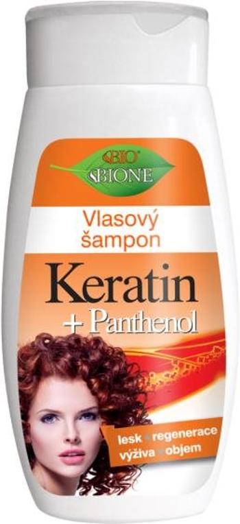 Sampon BIONE COSMETICS Bio Keratin és Pantenol Regeneráló tápláló sampon 260 ml