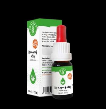 ZELENÁ ZEMĚ CBD Konopný olej 20% 10 ml