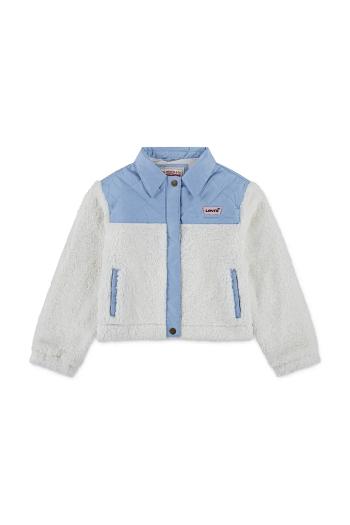 Detská bunda Levi's BIG PKT SHEPA TRUCKER béžová farba, 3EN635