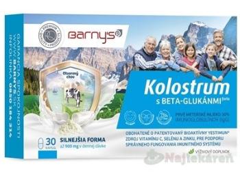 Barny's Kolostrum s beta-glukánmi 30 kapsúl