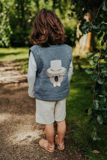 Detská ľanová vesta Donsje Larsel Linen Gilet Groom 4096401