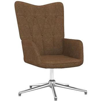 Relaxačné kreslo taupe textil, 327598