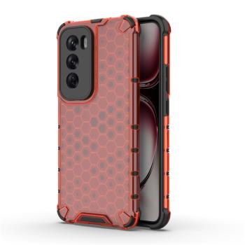 HONEYCOMB Ochranný kryt Oppo Reno12 Pro 5G červený