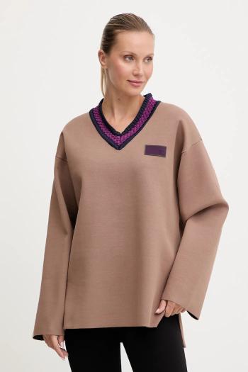 Sveter EA7 Emporio Armani béžová farba, ľahký, AF18425.7X000388