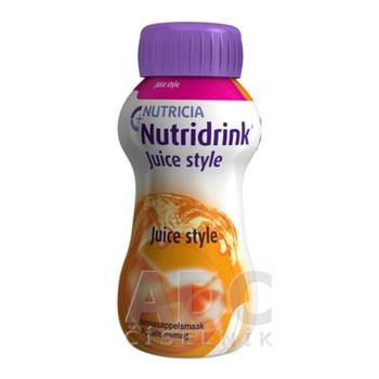 NUTRIDRINK Juice Style s príchuťou pomarančovou 4x200 ml