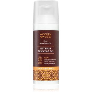 WoodenSpoon Skin Nourishment ošetrujúci telový olej pre intenzívne opálenie 50 ml