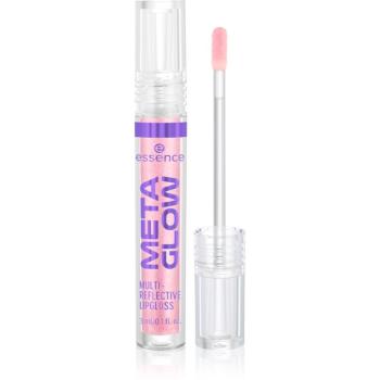 essence META GLOW MULTI-REFLECTIVE lesk na pery s holografickým efektom odtieň 02 Digital Pink 3 ml