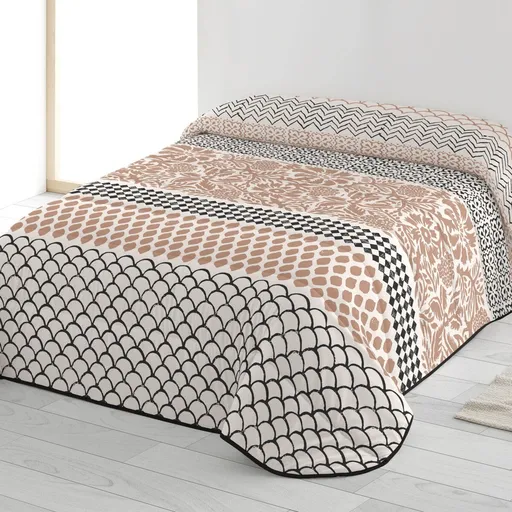 Prikrývka z mikrovlákna s etno potlačou, 200g/m2