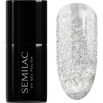 Semilac UV Hybrid Winter Collection gélový lak na nechty s použitím UV/LED lampy odtieň 605 White Flash 7 ml