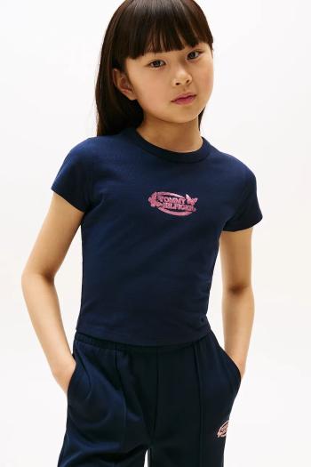 Tričko Tommy Hilfiger tmavomodrá farba, KG0KG08753