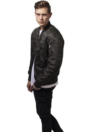 Urban Classics Tonal Camo Bomber Jacket dark olive - L