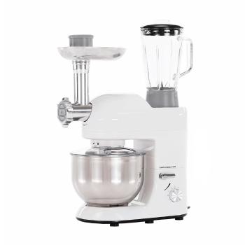 KONDELA Kante 1800 W kuchynský robot biely lesk / chróm