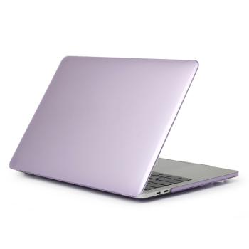 CRYSTAL Plastový kryt pre Macbook Air 13 (M2 / M3) A2681 / A3113 fialový