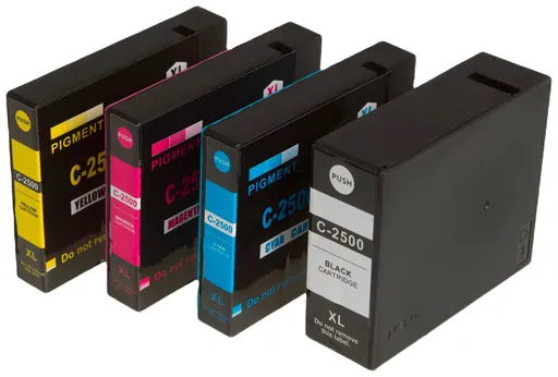 MultiPack CANON PGI-2500-XL - kompatibilná cartridge, čierna + farebná, 1x70ml/3x20ml